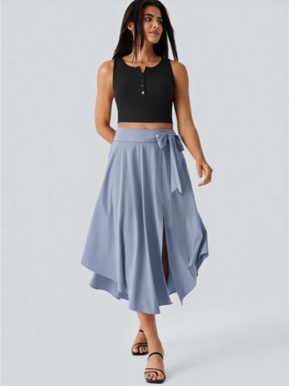 Halara
Breezeful™ High Waisted Tie Side 2-in-
1 Curved Hem Flowy Quick Dry